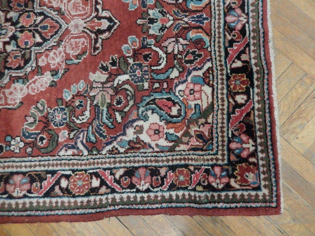 5x7 Authentic Hand Knotted Semi-Antique Persian Sarouk Rug - Iran - bestrugplace