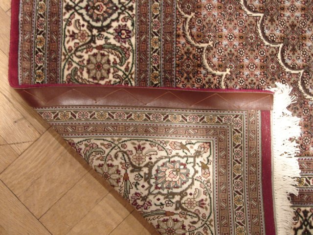 6.7 x 10.3 Red Persian Tabriz Mahi Rug 10636