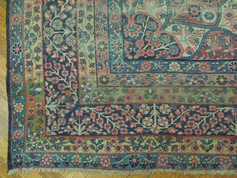 Luxurious 8x11 Authentic Handmade Persian Antique Rug-Iran - bestrugplace
