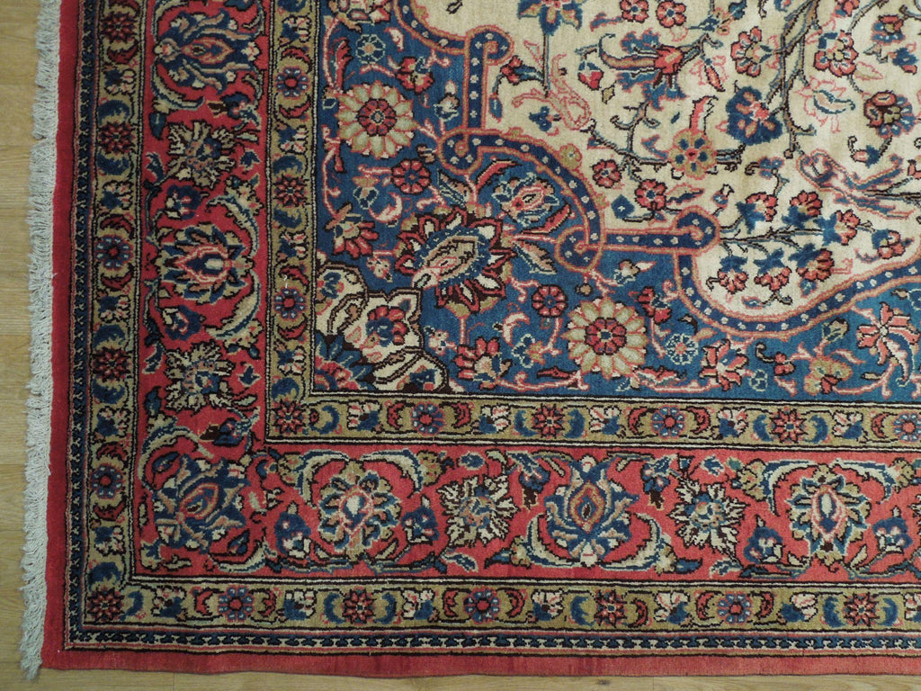 7x11 Authentic Hand-Knotted Persian Tabriz Rug - Iran - bestrugplace