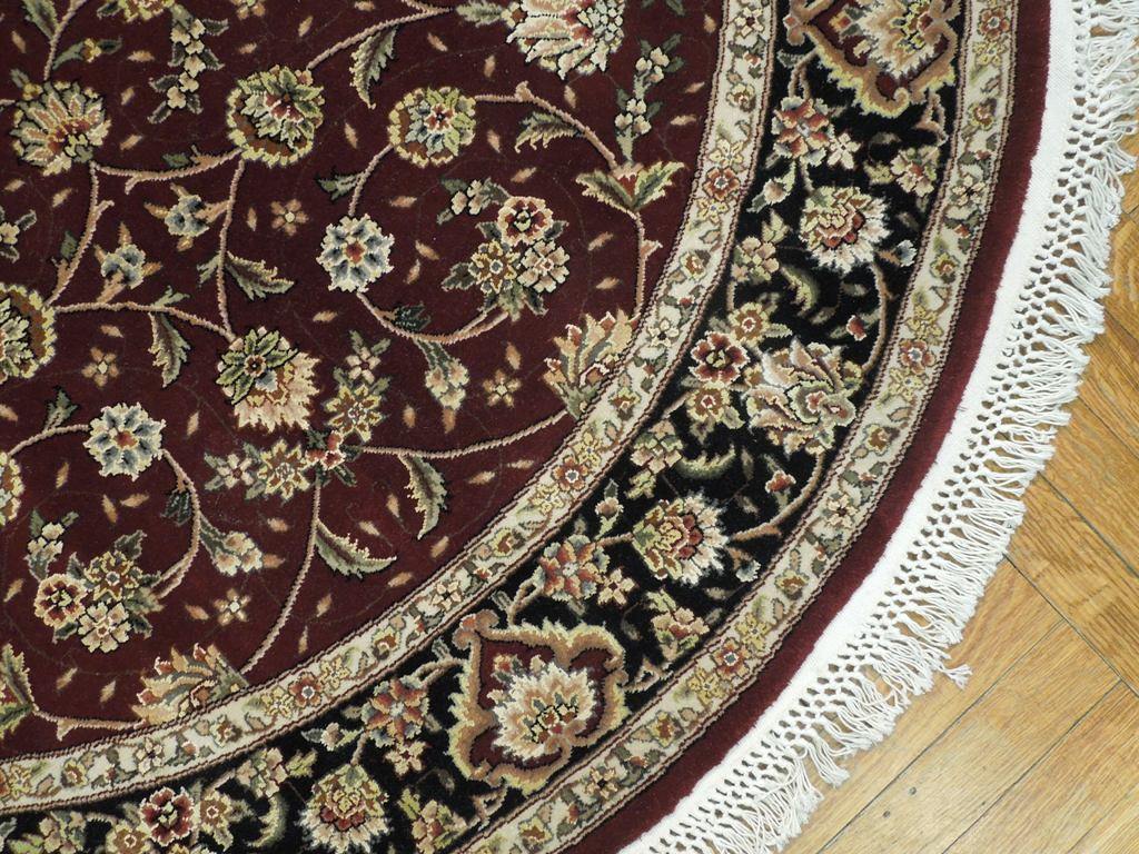5x5 Fine Quality Wool&Silk Round Rug - China - bestrugplace