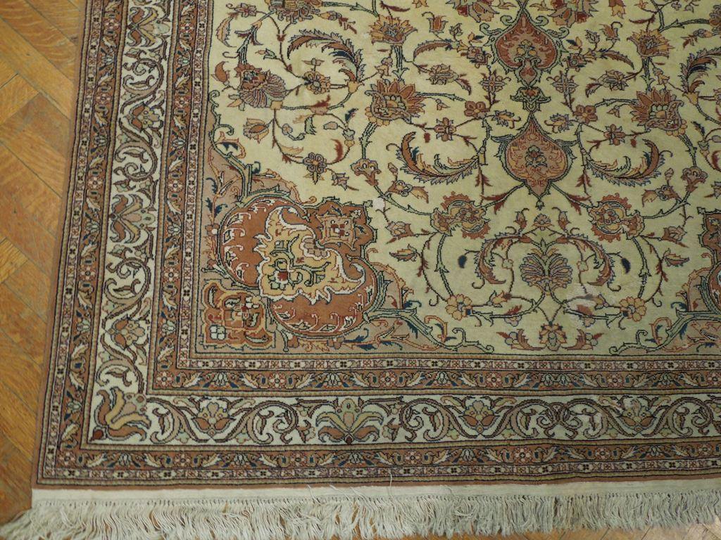 6x9 Semi-Antique Persian Tabriz Rug - Iran 23698 - bestrugplace