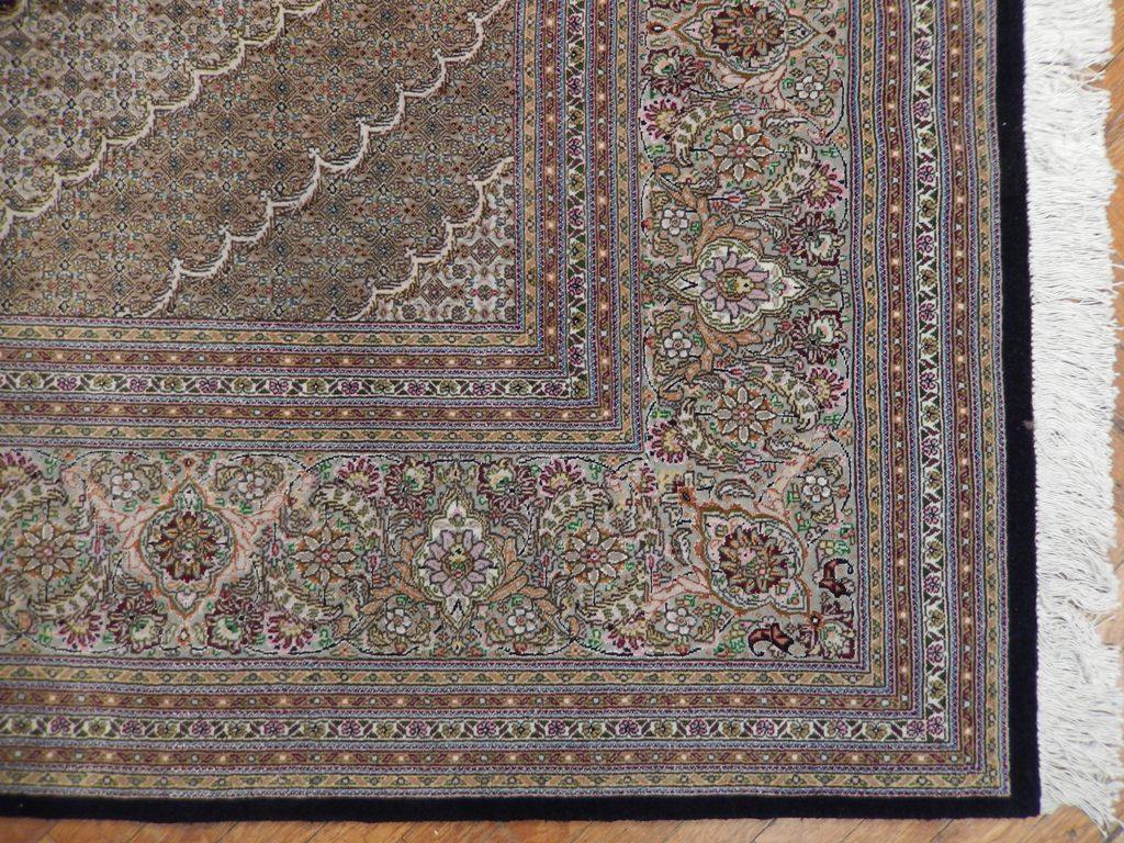 8x12 Authentic Handmade Wool&Silk Persian Tabriz Mahi Rug - Iran - bestrugplace