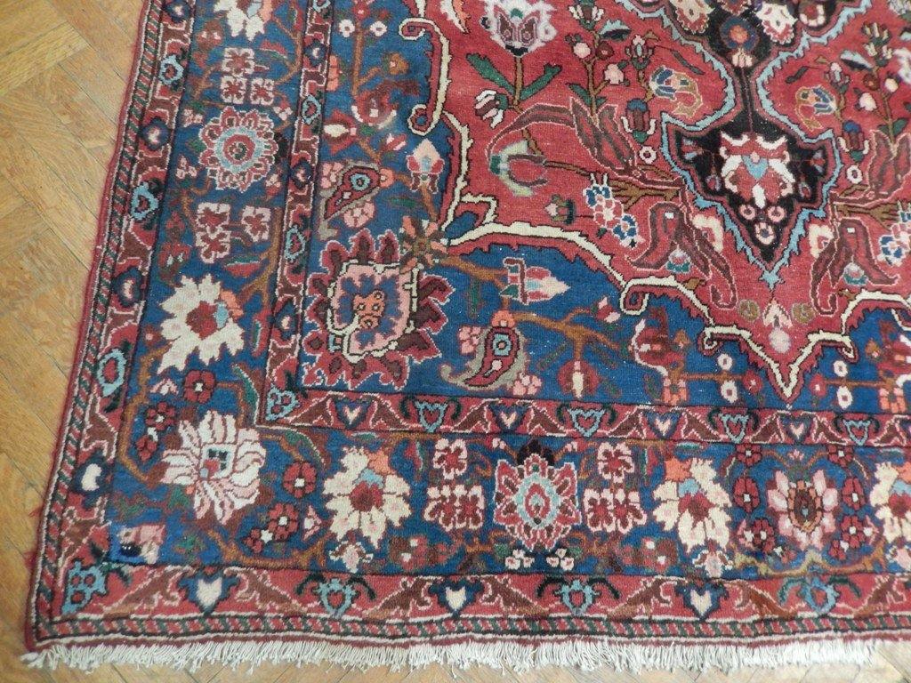 7x10 Authentic Hand Knotted Semi-Antique Persian Tabriz Rug - Iran - bestrugplace