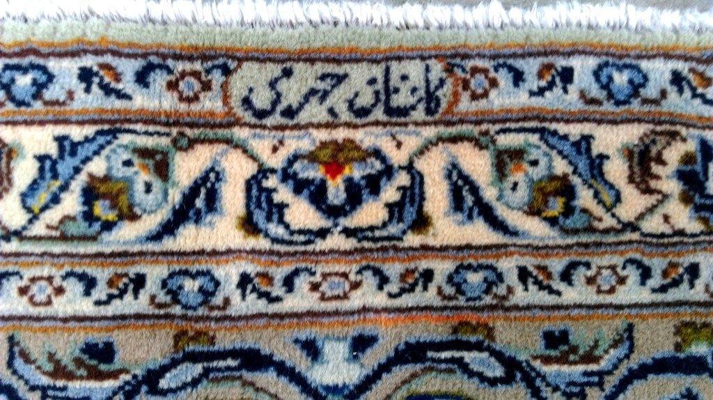 10x13 Authentic Hand Knotted Persian Kashan Rug - Iran - bestrugplace