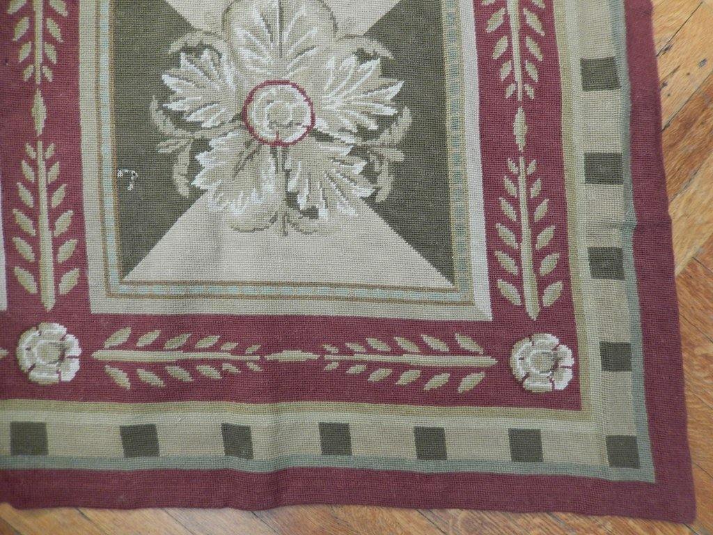 9x20 Needlepoint Flat Weave French Rug - China - bestrugplace