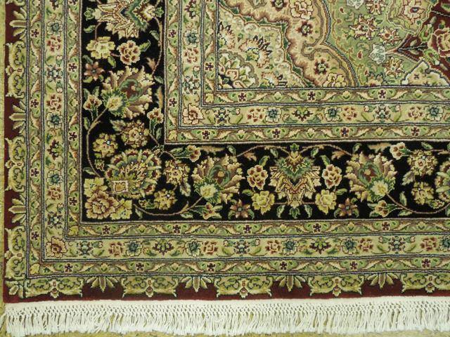 9x11 Wool and Silk Persian Design Rug-China - bestrugplace