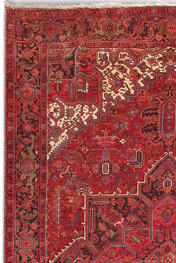 Luxurious 10x13 Authentic Hand-knotted Persian Heriz Rug - Iran - bestrugplace