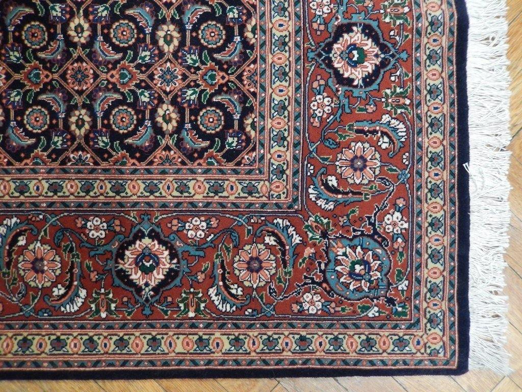 7x10 Authentic Handmade Signed Wool & Silk Persian Tabriz Rug - Iran - bestrugplace