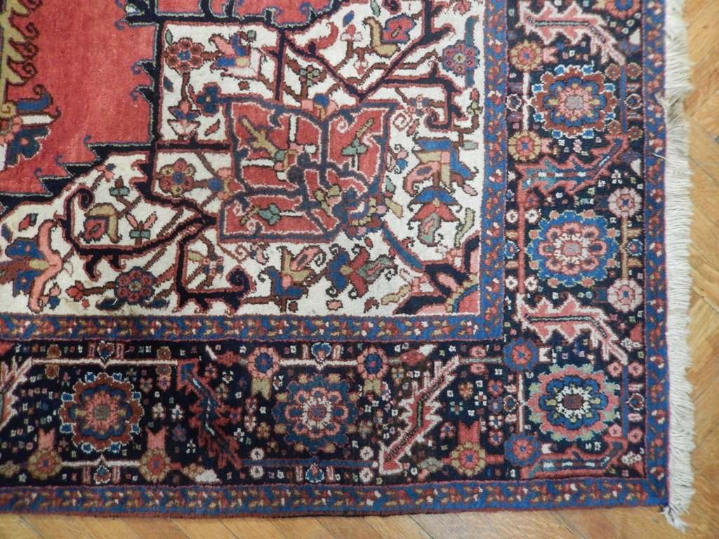 8.3 x 11.9 UNUSUAL GEOMETRIC Persian Heriz Rug 22875