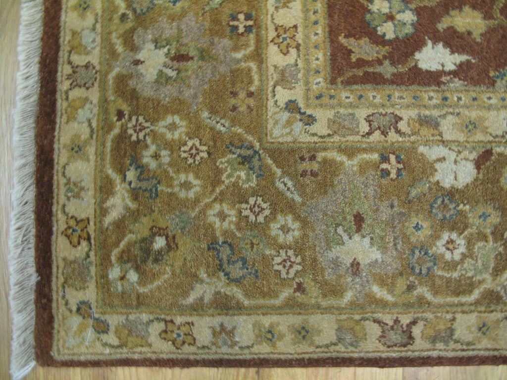 Fascinating 5x9 Authentic Hand-Knotted Vegetable Dyed Chobi Rug - India - bestrugplace