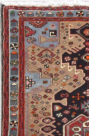 Luxurious 3x5 Authentic Hand-knotted Persian Hamadan Rug - Iran - bestrugplace