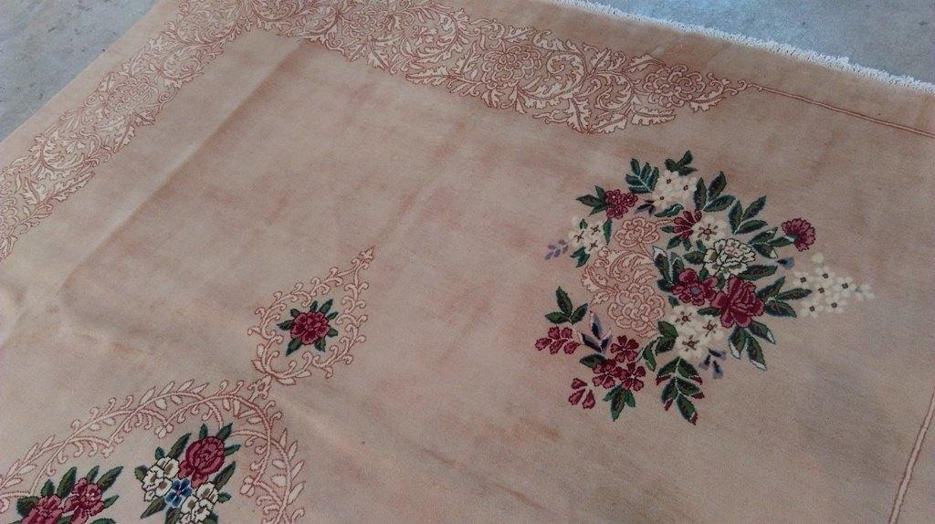 8x13 Authentic Hand Knotted Persian Kerman Rug - Iran - bestrugplace