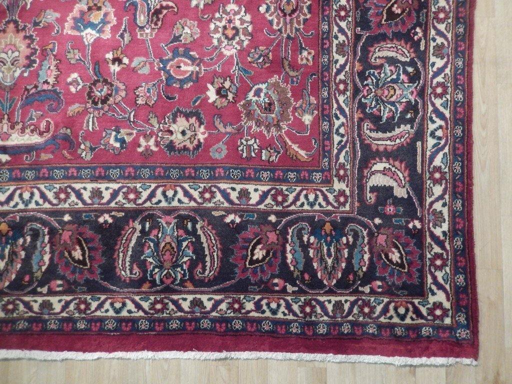 9x13 Authentic Hand Knotted Semi-Antique Persian Mahal Rug - Iran - bestrugplace