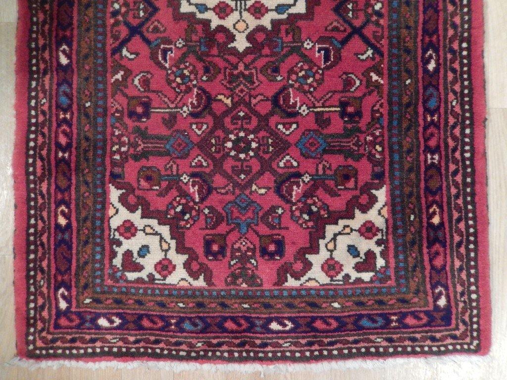 2x4 Authentic Handmade Semi-Antique Persian Hamadan Rug - Iran - bestrugplace