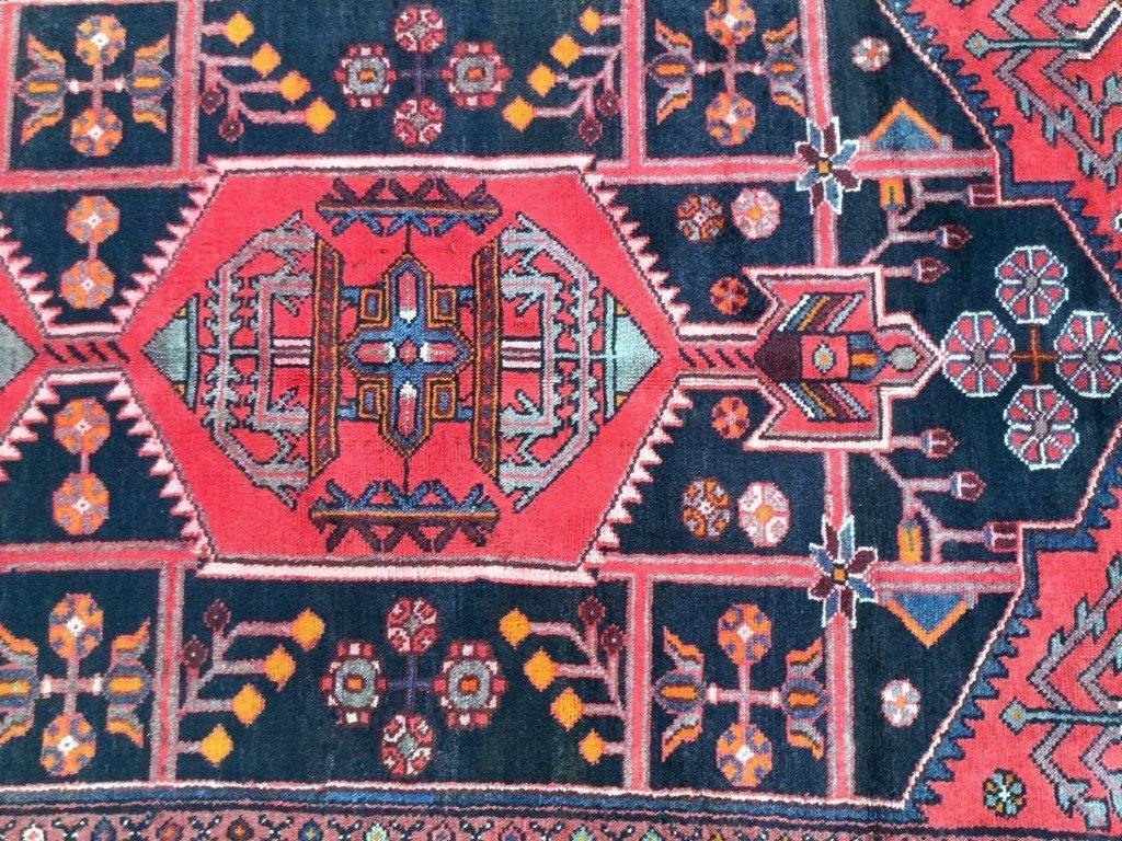 3x10 Authentic Hand Knotted Persian Hamadan Rug - Iran - bestrugplace