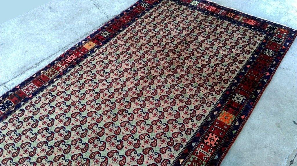 5x10 Authentic Hand Knotted Persian Hamadan Rug - Iran - bestrugplace