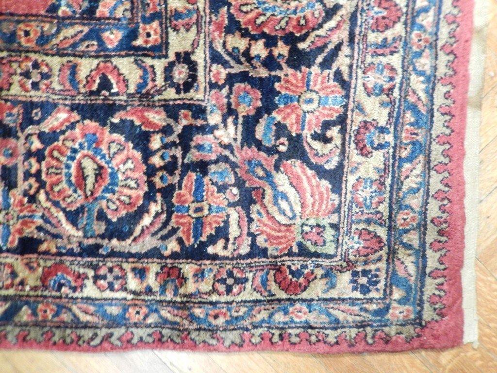 10x19 Authentic Handmade Semi-Antique Persian Sarouk Rug - Iran - bestrugplace