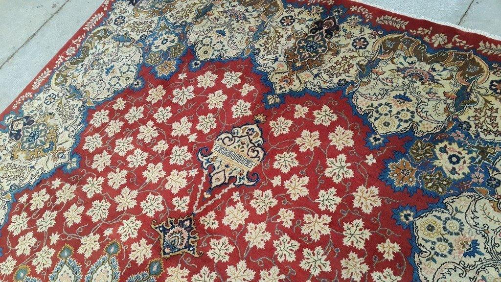 8x12 Authentic Hand Knotted Persian Kashan Rug - Iran - bestrugplace