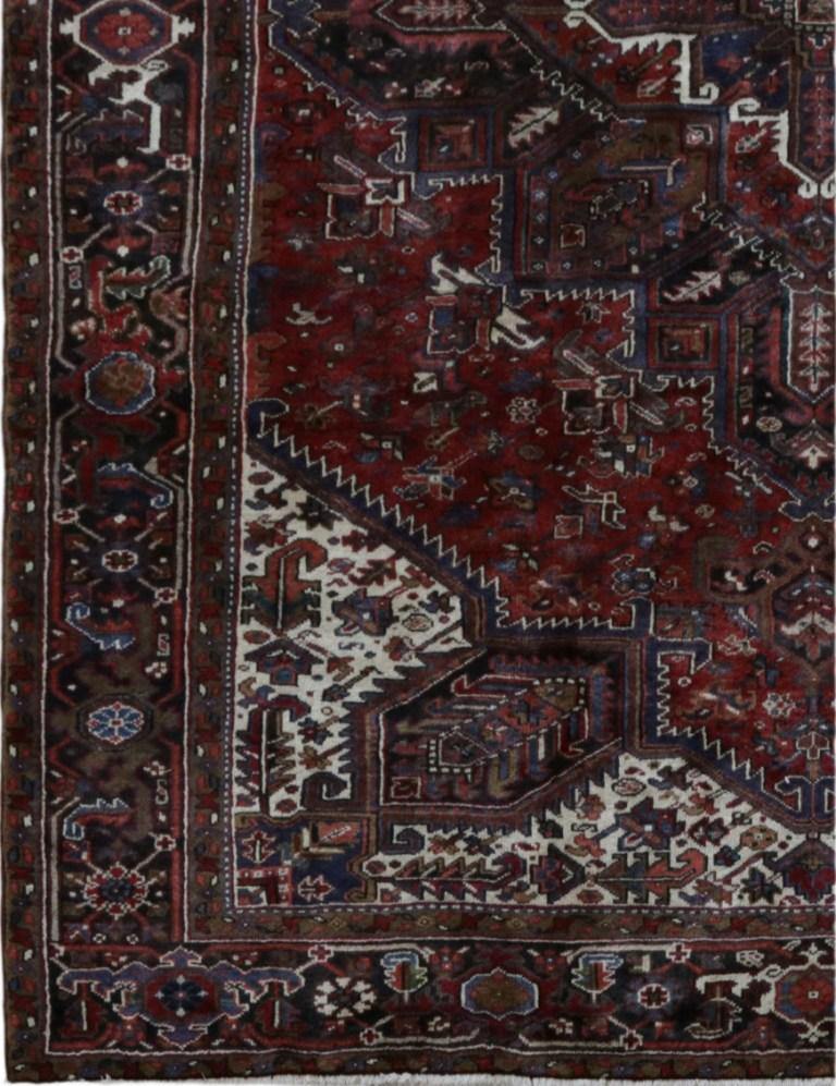 8x12 Authentic Hand-knotted Persian Heriz Rug - Iran - bestrugplace