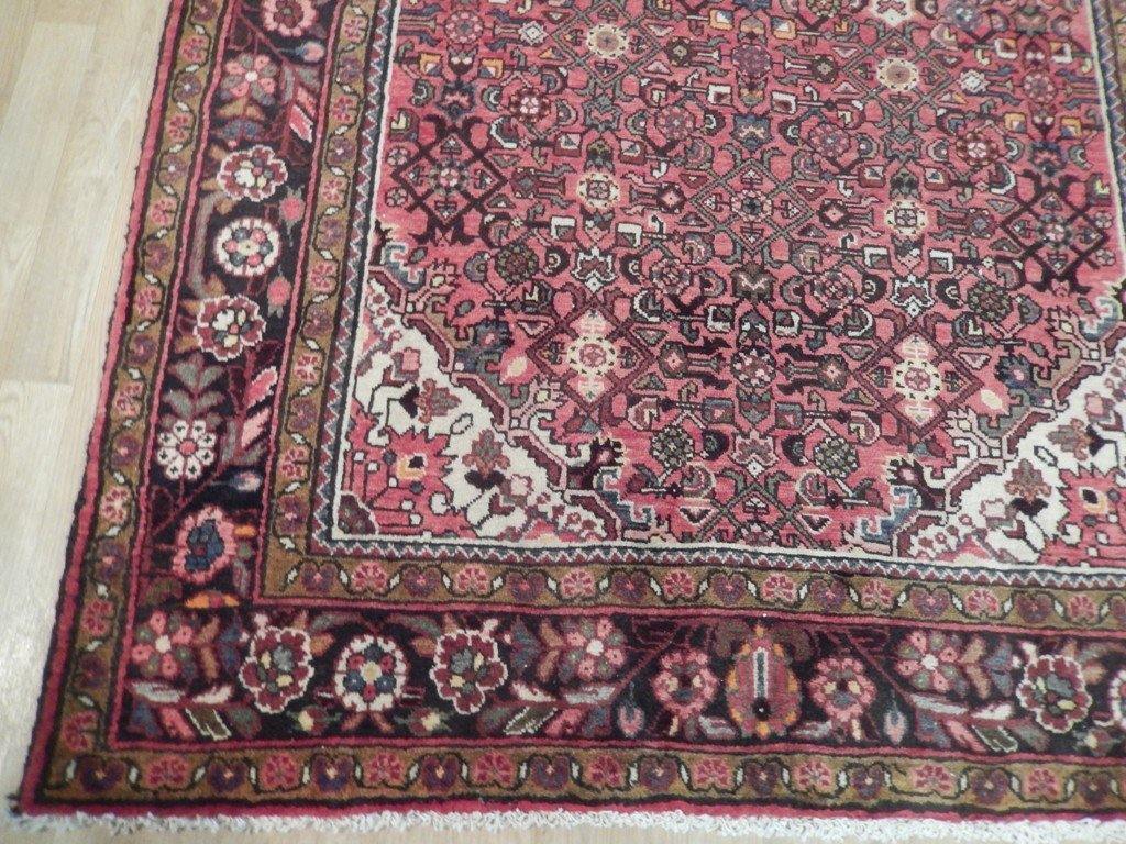 5x10 Authentic Hand Knotted Semi-Antique Persian Herati Runner - Iran - bestrugplace