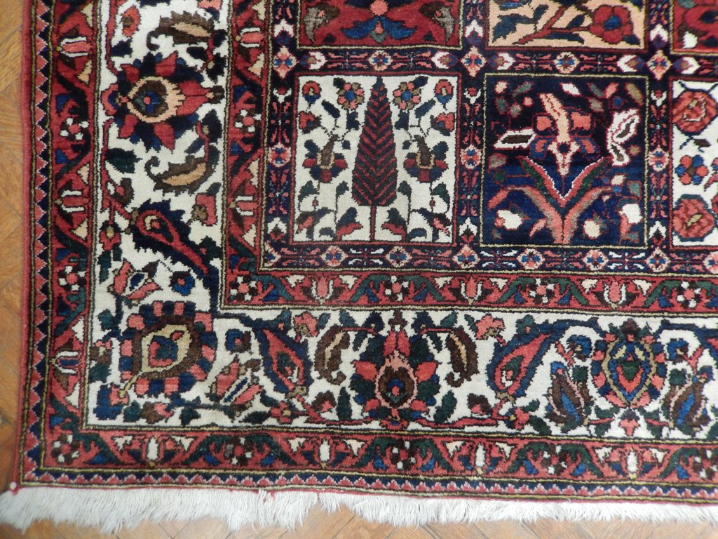 8.4 x 11.7 Multi-Color Persian Garden Bakhtiari Rug 23257