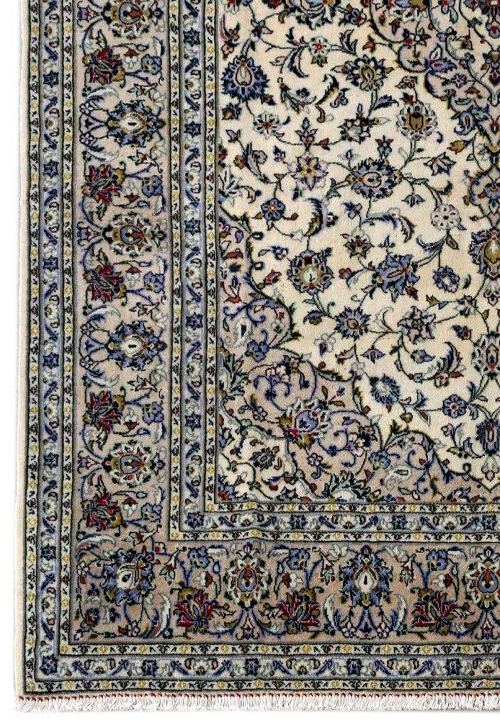 7x10 Authentic Hand-knotted Persian Signed Kashan Rug - Iran - bestrugplace