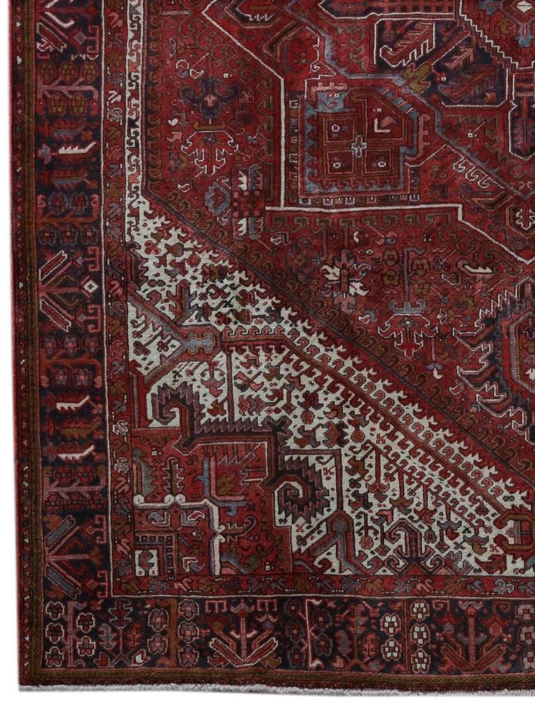 10x12 Authentic Hand-knotted Persian Heriz Rug - Iran - bestrugplace