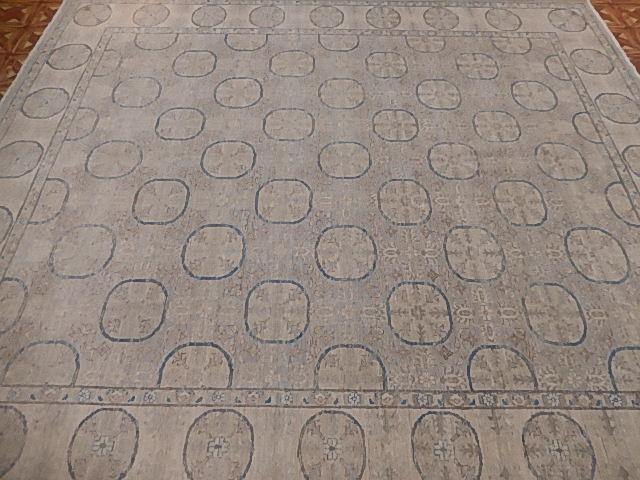 Radiant 8x9 Authentic Hand Knotted Vegetable Dyed Fine Chobi Peshawar Rug - Pakistan - bestrugplace