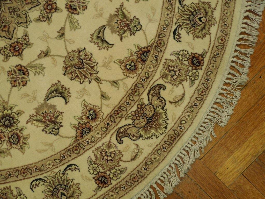 5x5 Fine Quality Wool&Silk Round Rug - China - bestrugplace