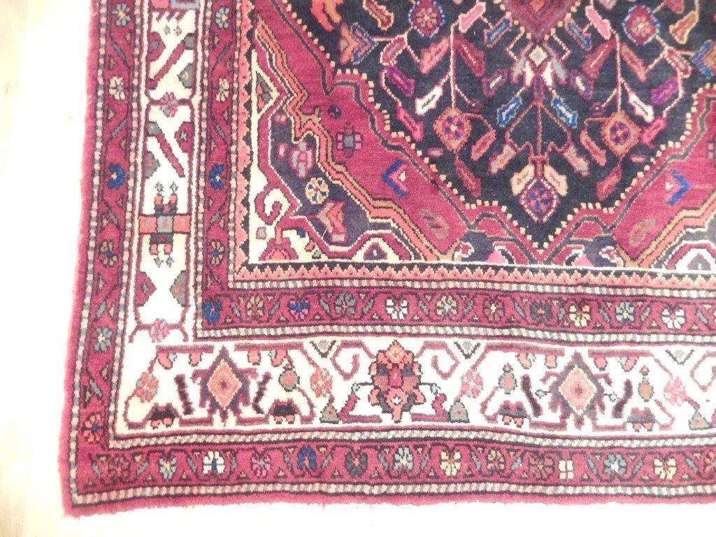 5x10 Authentic Hand Knotted Semi-Antique Persian Hamadan Runner - Iran - bestrugplace