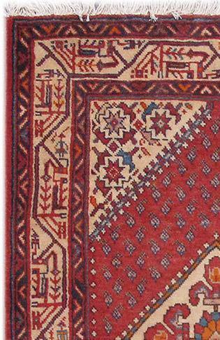 Luxurious 3x6 Authentic Hand-knotted Persian Hamadan Rug - Iran - bestrugplace