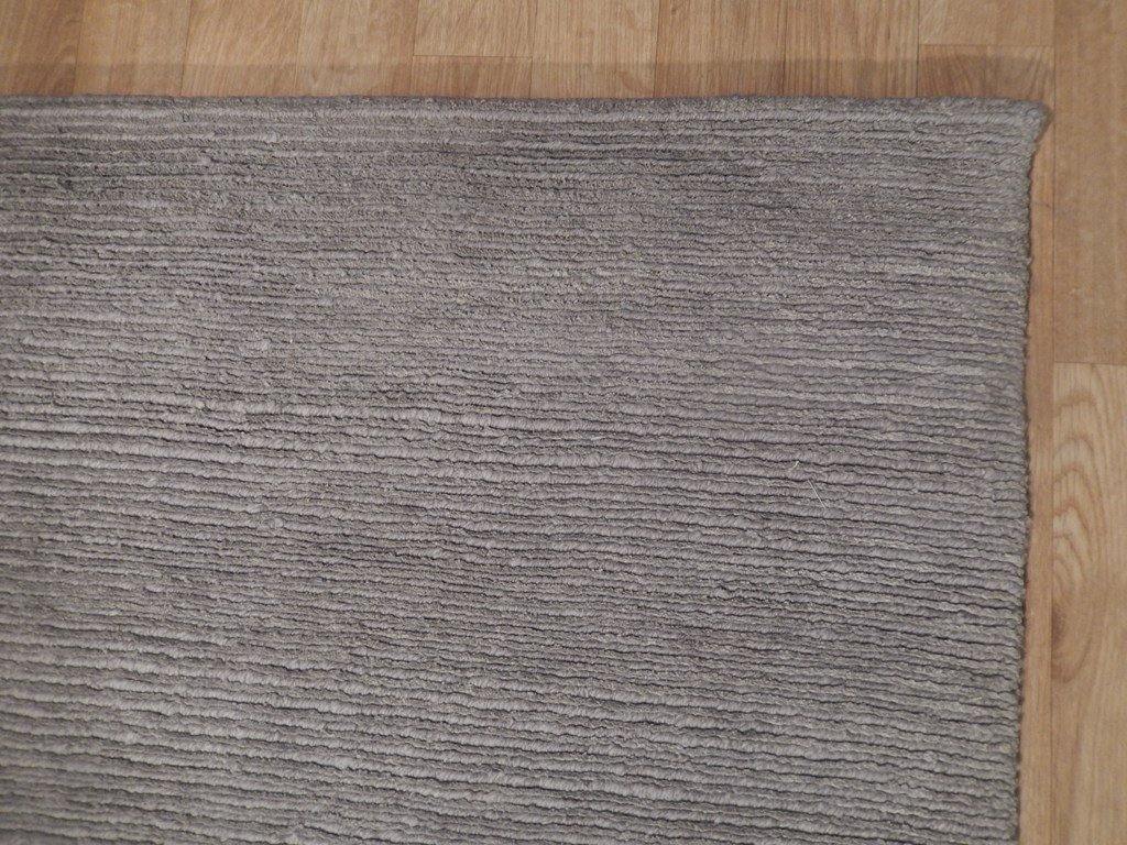 8x10 Authentic Loom Knotted Viscose Wool Blend Modern Rug - India - bestrugplace