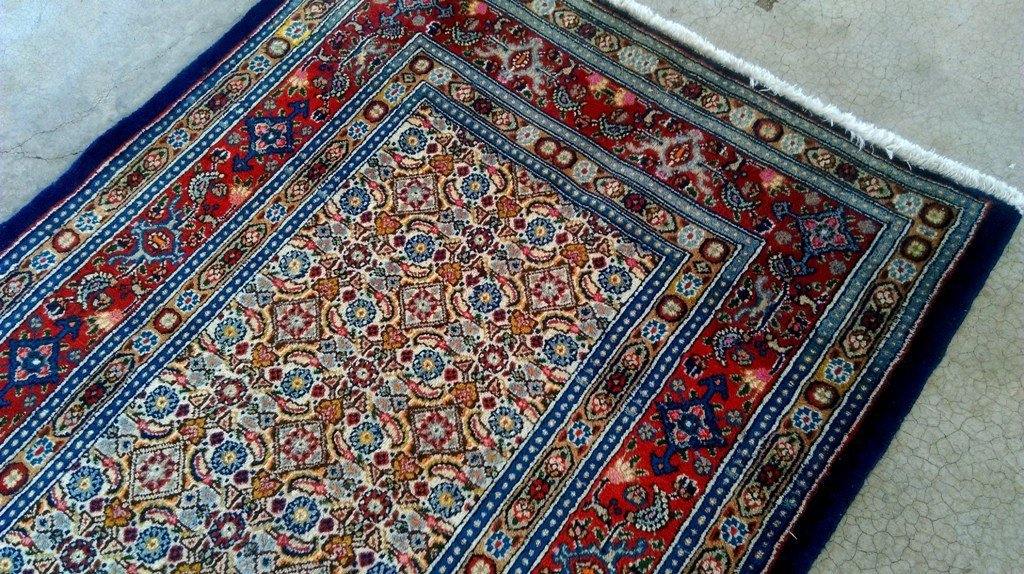 3x8 Authentic Hand Knotted Persian Mood Bijar Rug - Iran - bestrugplace