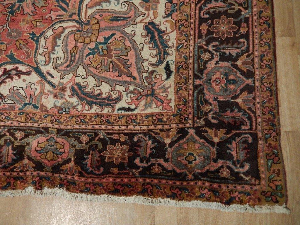 10' x 12' Authentic Hand Knotted Semi-Antique Persian Heriz Rug - Iran - bestrugplace