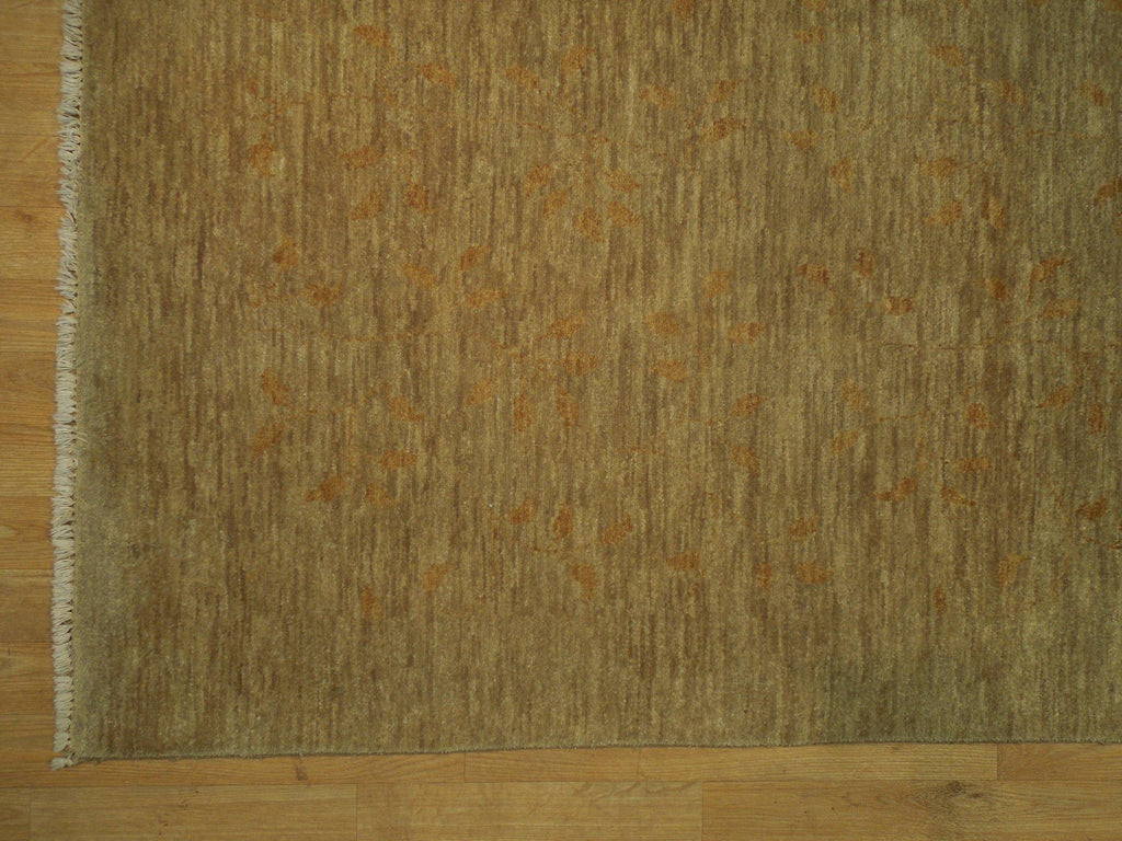 6x9 Vegetable Dyed Transitional Chobi Rug - India - bestrugplace