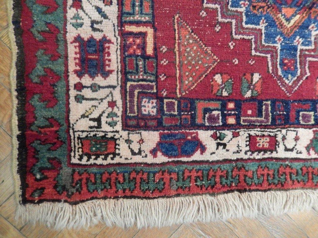 4x9 Authentic Hand Knotted Persian Hamadan Runner - Iran - bestrugplace