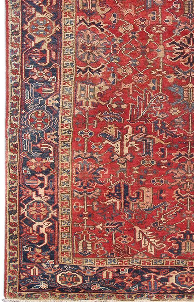 Luxurious 7x11 Authentic Hand-knotted Persian Heriz Rug - Iran - bestrugplace