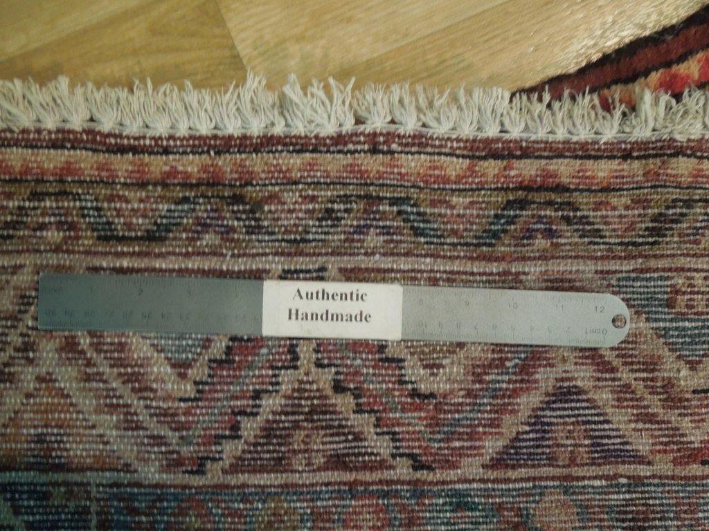 5x11 Authentic Hand Knotted Semi-Antique Persian Herati Runner - Iran - bestrugplace