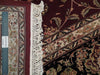 Load image into Gallery viewer, Luxurious-Authentic-Wool-Silk-Burgundy-Rug.jpg