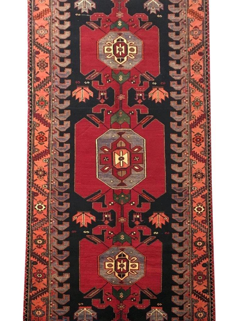 5x13 Authentic Hand-knotted Persian Hamadan Rug - Iran - bestrugplace