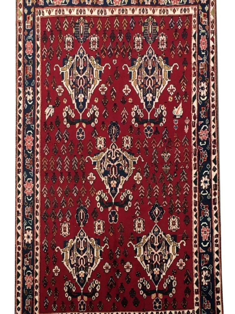 5x7 Authentic Hand-knotted Persian Sirjan Rug - Iran - bestrugplace