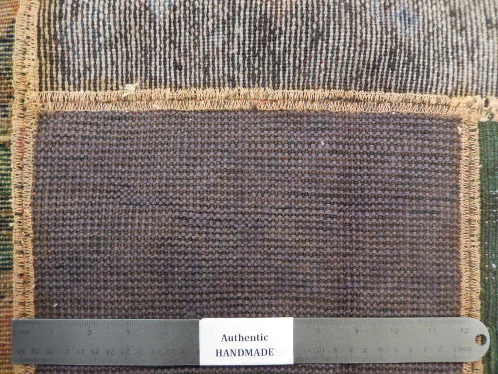 7 x 9.9 Multi Color Antique Persian Patchwork Rug 22257