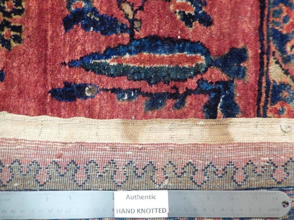 10x19 Authentic Handmade Semi-Antique Persian Sarouk Rug - Iran - bestrugplace