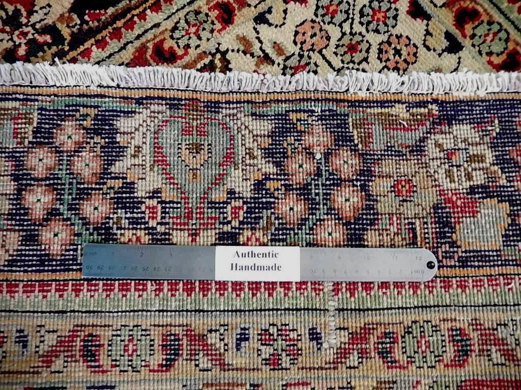 7x10 Authentic Hand Knotted Semi-Antique Persian Sarouk Rug - Iran - bestrugplace