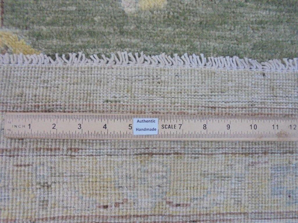 Radiant 11x9 Authentic Hand Knotted Vegetable Dyed Ziglar Chobi Peshawar Rug - Pakistan - bestrugplace