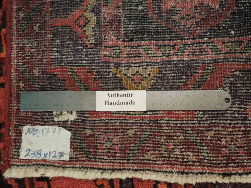 4x8 Authentic Handmade Semi-Antique Persian Hamadan Rug - Iran - bestrugplace