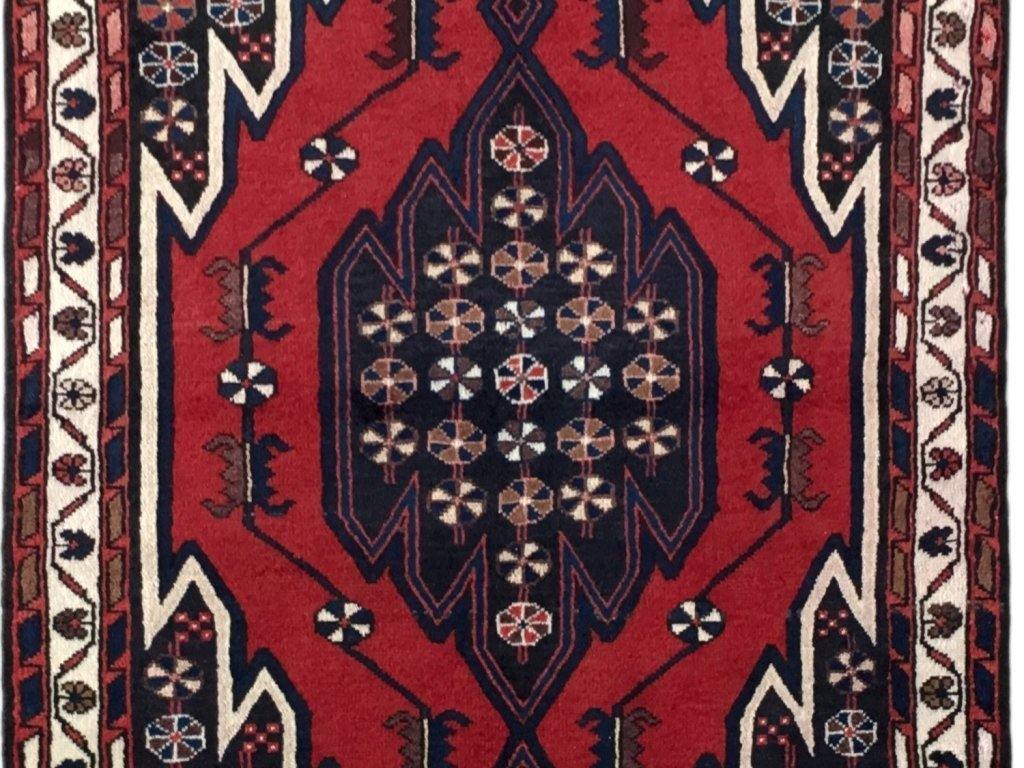 4x5 Authentic Hand-knotted Persian Hamadan Rug - Iran - bestrugplace