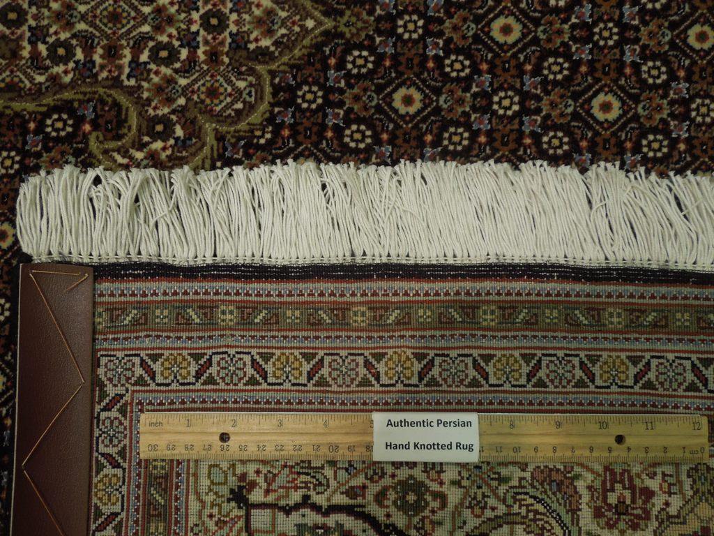 7x10 Authentic Handmade Wool & Silk High End Persian Tabriz Rug - Iran - bestrugplace