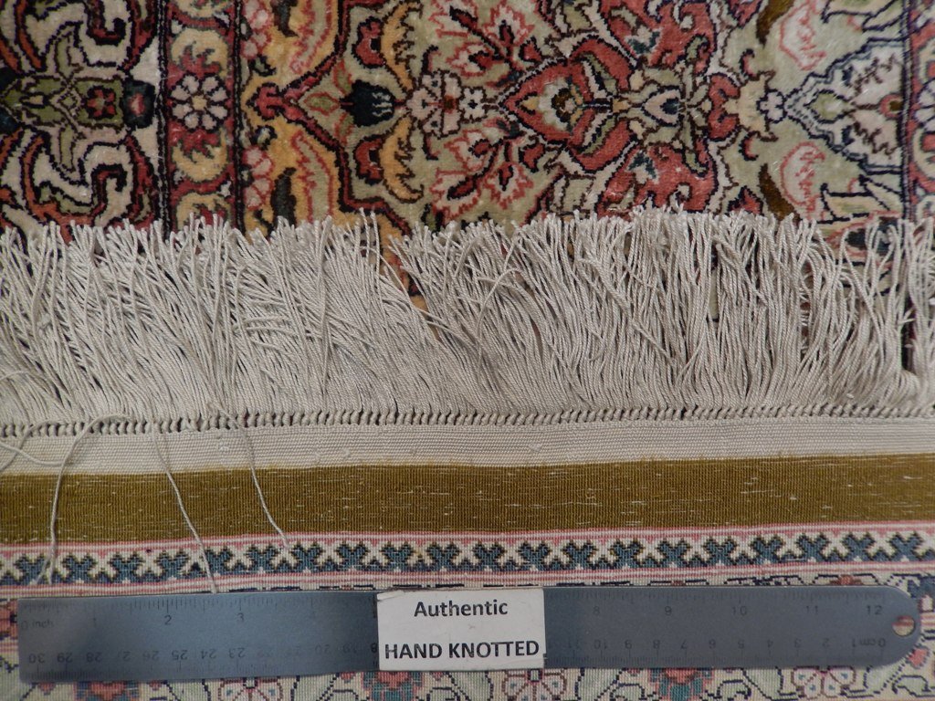 8.2 x 10.10 High End Authentic Persian Qom Silk Rug #PIX-21832